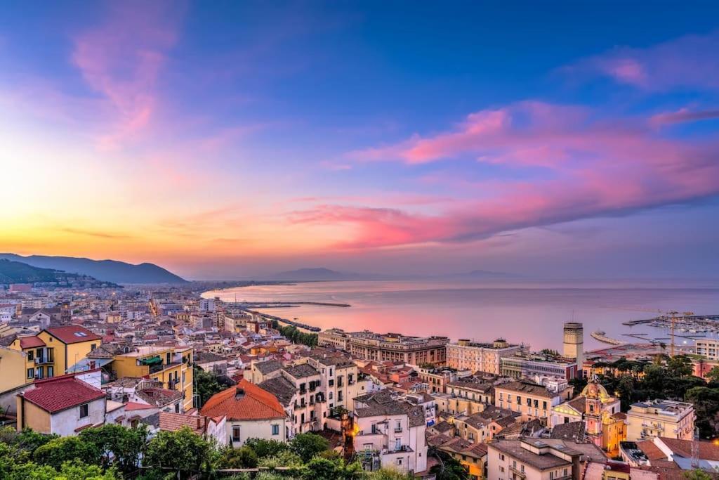 Tenuta Croce Appartamento Karol-Piscina-Vista Mare Salerno Eksteriør billede