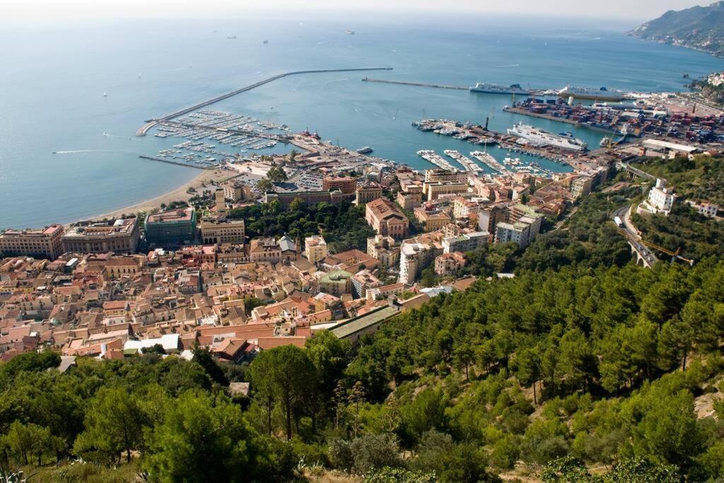 Tenuta Croce Appartamento Karol-Piscina-Vista Mare Salerno Eksteriør billede