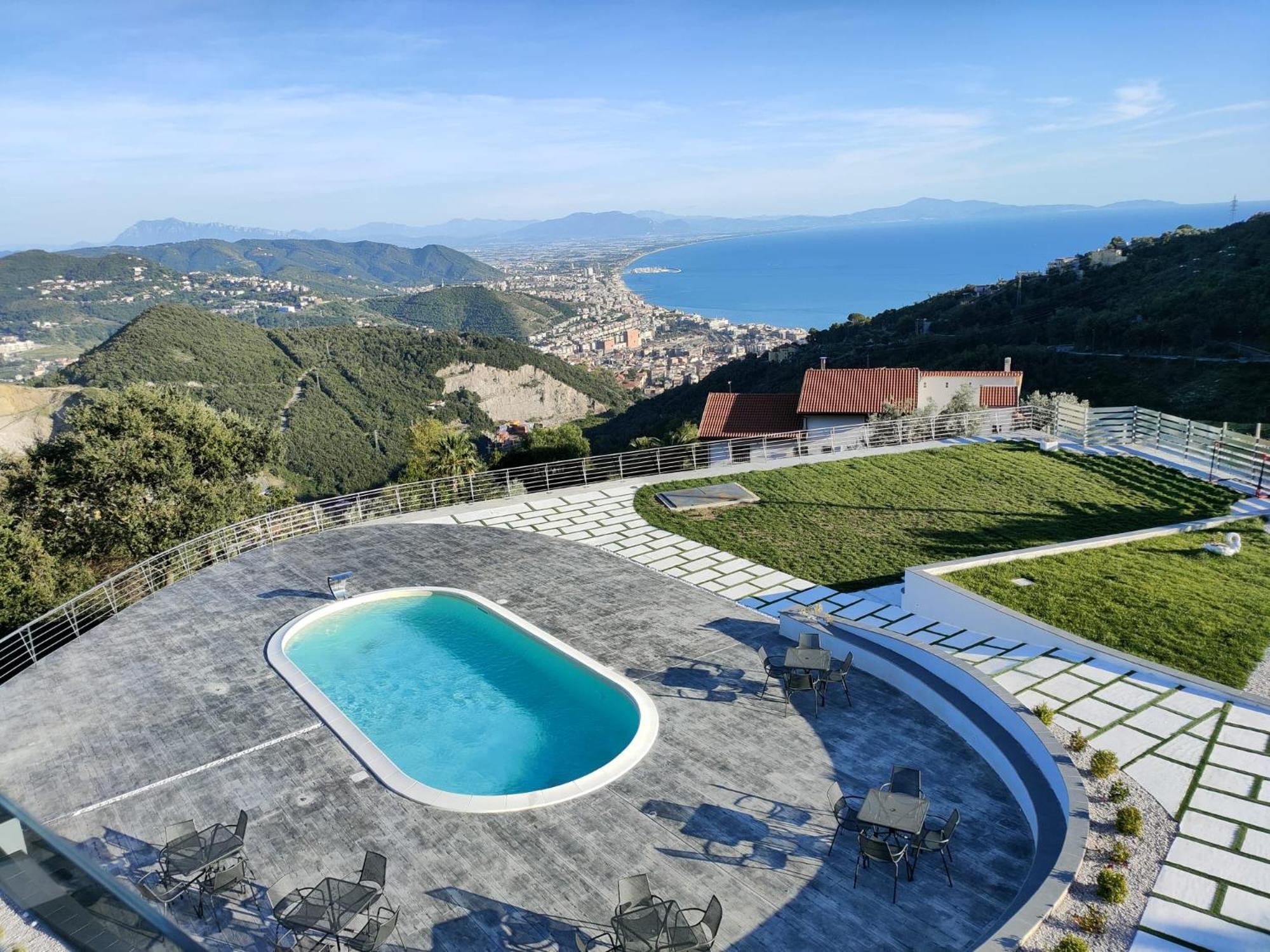 Tenuta Croce Appartamento Karol-Piscina-Vista Mare Salerno Eksteriør billede